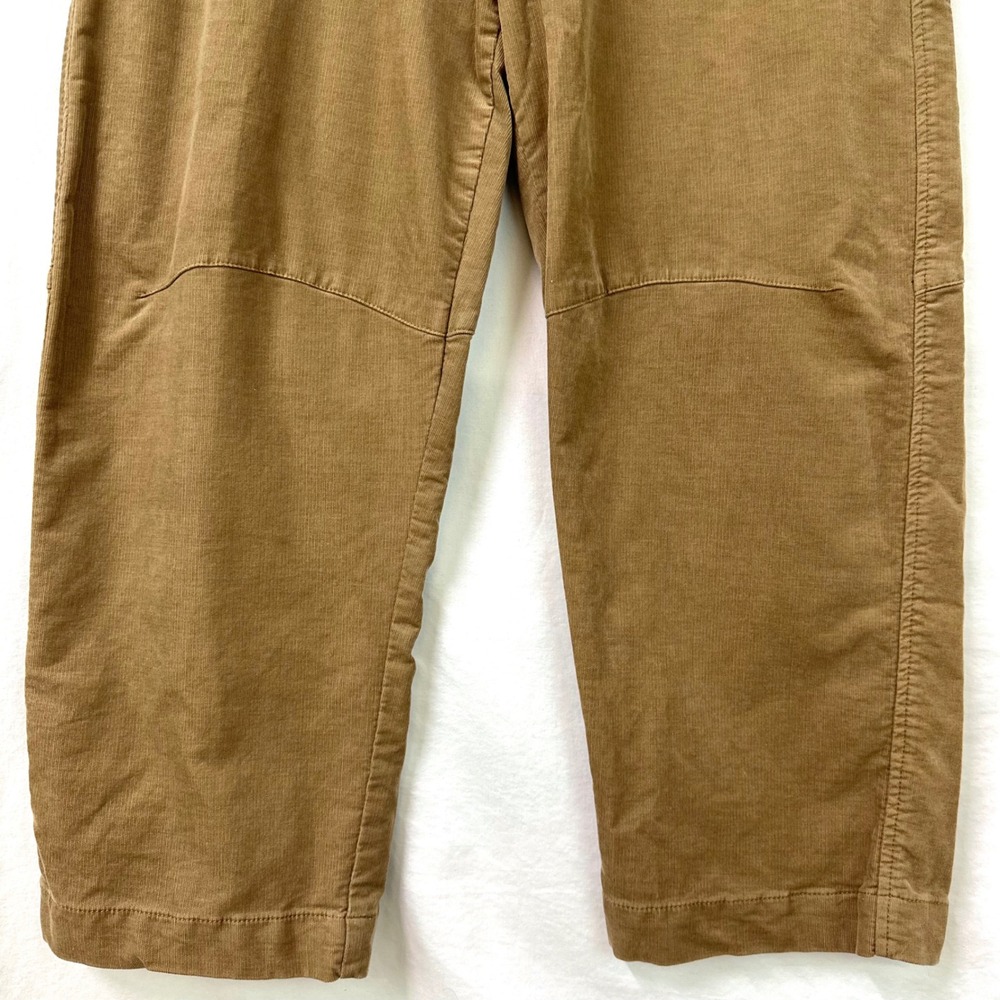 KUT FROM THE KLOTH Brown Corduroy Kaya Cropped Wide Leg Pants Women's 8 Utility - Picture 3 of 7
